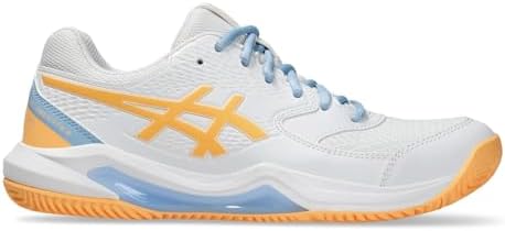 Asics Gel-Dedicate 8 Pádel Blanco Naranja Mujer 1042a241