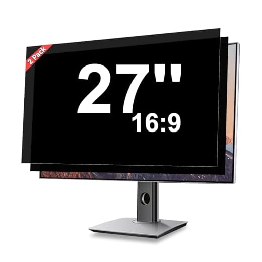 27 Inch Privacy Screen Filter for Widescreen Monitor (16:9 Aspect Ratio) - Please Measure Carefully!