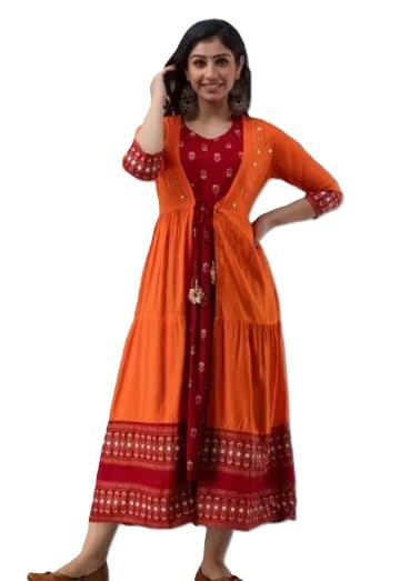 Pink Maternity Gown, Long Sleeve, Knee Length, V-Neck, Flared Style-image-20