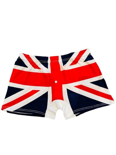 Union Jack Men Boxer Short. Union Jack British Flag Pattern underwear Union Jack Trunk Large size Multicolour
