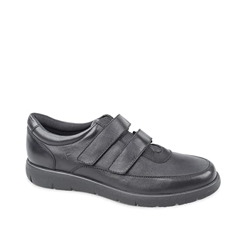 Valleverde Buty Moda Wygodne dla Wellness stóp, Czarny, 43 EU