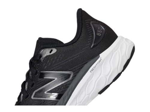 New Balance Kid's Fresh Foam X 860 V13 Running Shoe, Black/White/Magnet, 10.5 Wide US - image 7