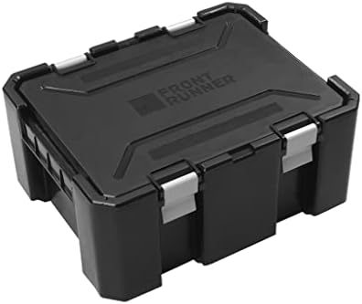 Front Runner Wolf Pack Pro Stackable Storage Boxes are Made Impact-Resistant, Water and Dust Resistant, Great for Moving Boxes and Camping Use (Black) Capacity/Size