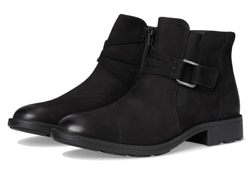 Clarks Women Adalynn Faye Black Nubuck 7.5 Medium