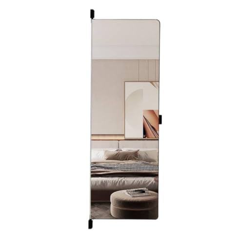 Miroir mural d'angle pivotant en métal brossé au design haut de gamme - 2