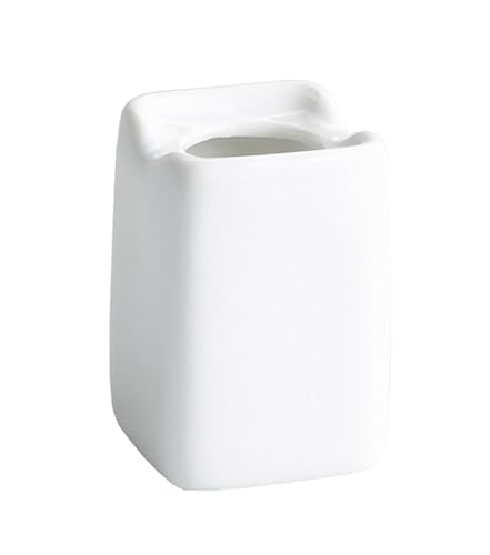 SWEET HOME Portastuzzicadenti in Porcellana Bianca cod.TA01700LU cm 4h diam.3,5 by Varotto & Co.