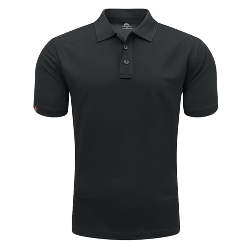 Men's Short Sleeve Polo Shirt Quick-Dry Performance Tactical Golf Shirts Regular-fit Jersey Tennis Shirt2