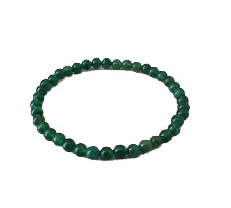 Bracelet aventurine verte 6mm perles rondes lithothérapie