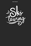  Skitour Notizbuch: 100 Seiten  Kariert  Tour Tourenski Skier Geschenk Skibergsteiger Tourer Skitouren Ski Skitourengeher Team Skifahrer Skitouren Skifahren Touren