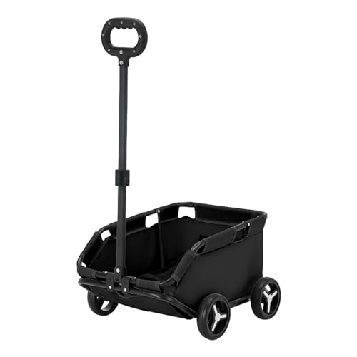 Transportín para perros – Carrito plegable para mascotas, transportador de perros con ruedas | Carrito ligero con 4 ruedas, carrito para perros con ruedas para viajar, ir de compras, caminar y jugar