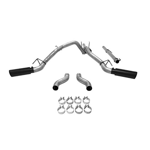 Flowmaster 817690 Outlaw Cat-Back Exhaust Kit 3 Inch Stainless Steel 4 Inch Black Tips Compatible with 2009-2024 Classic RAM 1500 4.7L 5.7L Std Cab 8\' Bed Crew Cab 5\'7 Bed Quad Cab 6\'4 Bed 2 & 4WD - Thumbnail 3