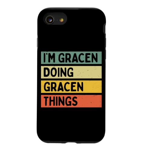 I'm Gracen Doing Gracen Things �ʔ������� �X�}�z�P�[�X iPhone SE (2020) / 7 / 8 �p