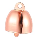 Décoration de cloches de mariage : en secouant la cloche de vache, la bande métallique à l'intérieur de la cloche de vache frappera la cloche et fera un bruit très fort.