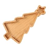 Esprit des fêtes : le motif sapin de noël de ce plat apporte une touche festive à vos réceptions, les rendant plus agréables et joyeuses. bonbonnière, plat de service
