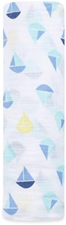 ideal Baby by The Makers of Aden + Anais Single Swaddle, Set sail
