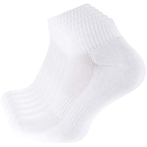 6 Pairs of Unisex Sport Socks "Quarters" - Running Socks with terry sole Cover