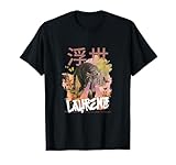 LAURENZ - Hermoso Nombre de niño con Tigre japonés y Kanji Camiseta