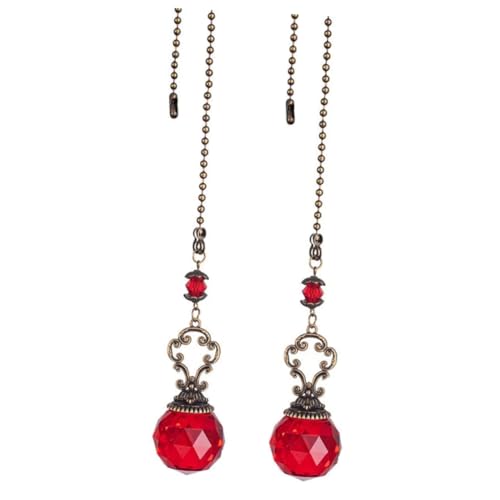 Angoily 6piezas Accesorios De Luz De Ventilador De Techo Esferas De Cadenas Para Decoración De