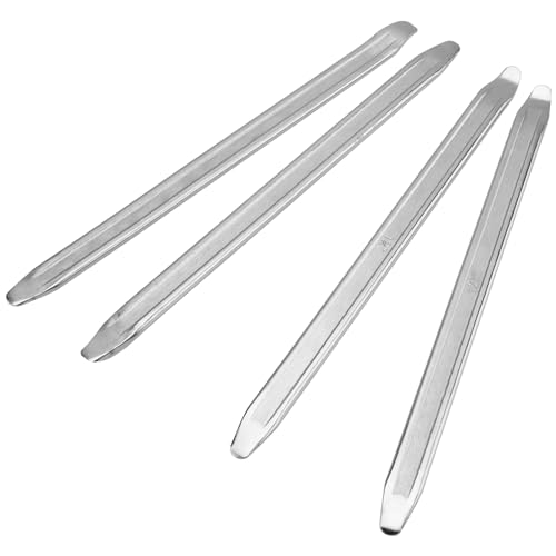 PUCSIQ 4 Piezas de Palancas Desmontadoras de Neumáticos de 30 cm, Palancas de Montaje de Acero al Manganeso, Removedor de Neumáticos para Cambiar Ruedas de Patinete, Moto, Bicicleta y Coche