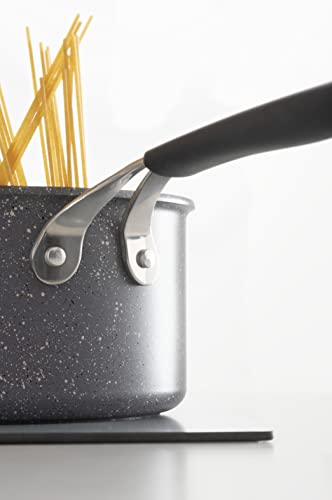 Cazuela con mango largo Lagostina Tempra Mineral de aluminio y efecto piedra de 20 cm 6