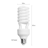 Andoer 4 x lampa fotograficzna 45 W, 220 V, 5500 K, CRI90, światło dzienne, lampa spiralna, energooszczędna żarówka E27, do studia fotograficznego, oświetlenie studyjne, oświetlenie wideo