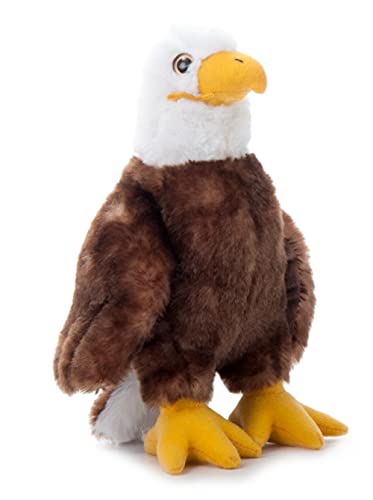 Image of The Petting Zoo Bald Eagle Stuffed Animal, Gifts for Kids, Wild Onez Zoo Animals, Bald Eagle Plush Toy 9 inches