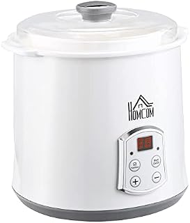 HOMCOM 3-IN-1 Yoghurt Maker with Strainer, Multifunctional Yogurt Machine with Digital Display, Timer for Greek Yoghurt, Rice Wine