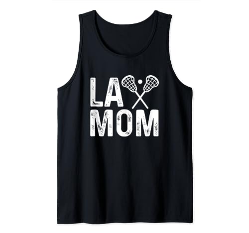Lacrosse Mom LAX Mom Team Parent Lacrosse Stick Head Tank Top