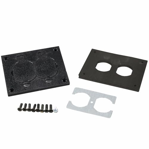Plaque Wiremold 4-1/8" x 3-3/16" pour bureau et salon