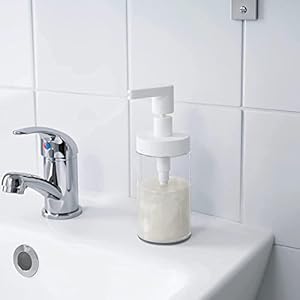 SHREYANSH SMART CARE TACKAN Soap Dispenser, White (Glass) 903.223.03, 8 oz, Glass SHREYANSH SMART CARE TACKAN Soap Dispenser, White (Glass) 903.223.03, 8 oz, Glass