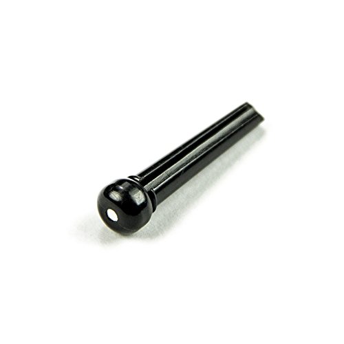 Allparts bp-0678 – 023 Negro Plástico Clavijas de puente de puntos