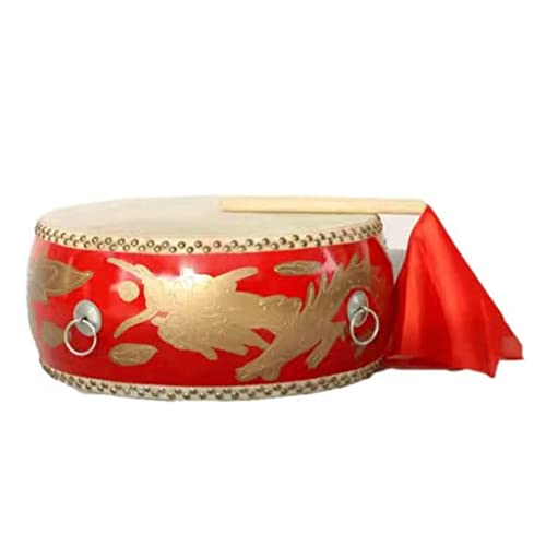 Handmade Dragon Dance Big Drum - Chinese National Musical Instrument for Martial Arts and Kung Fu