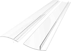 Couvercles Résistants à La Chaleur En Silicone - Lot De 2, 21 Pouces - Parfaits Pour Combler Les Espaces Autour De La Cuisinière