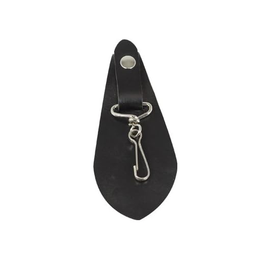 Ortola - Colgador Corneta Piel Negro - 6118-001