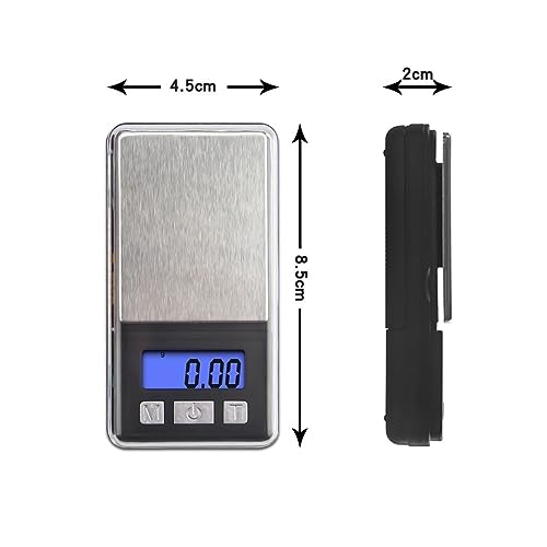 Báscula digital de bolsillo portátil 100g 200g miniatura 4