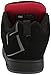 DC mens Court Graffik Casual Skate Shoe, Black/Red, 7.5 US