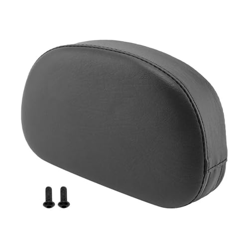 Coussin de dossier noir pour moto avec housse de siège ergonomique universelle