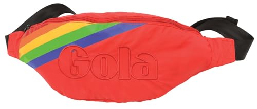 Sac banane Gola Evans Rainbow Rouge pour ranger vos affaires les mains libres en balade