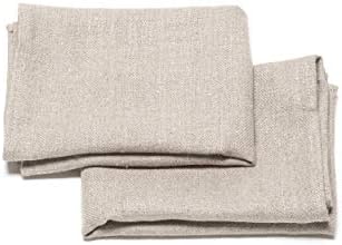 LinenMe Lara Hand and Guest Towels, 13" x 20", Natural