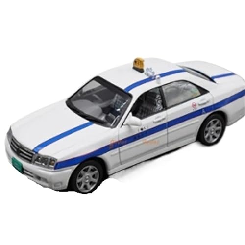 Cadeau collection taxi Nissan 1:43 miniature en alliage blanc réplique statique