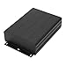 Matte Black GPS Aluminum Extruder, Industrial G Aluminum y, 45x122x160mm tronic Enclosure with Heat Dissipation for DIY i