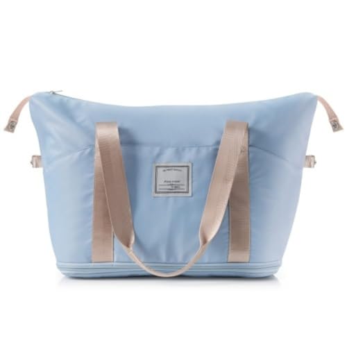 4-Piece Luggage Set, 20-inch, 24-inch, 28-inch Suitcases and Expandable Travel Bag, Luggage, ABS Hard Shell, 360-degree Spinner Wheels, Telescopic Handle, Blue4