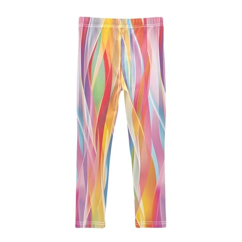 Bolaz Toddler Girls Leggings Printed Yoga Pants Leggings Colorful Elegant Background for Kids2