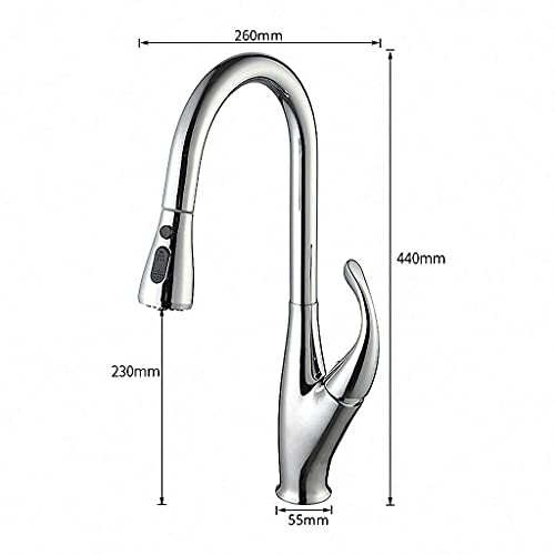 Mélangeur d'eau pivotant à rotation totale 360° et commande unique silver - 7