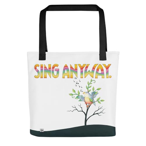 Mary Engelbreit Sing Anyway Tote Bag