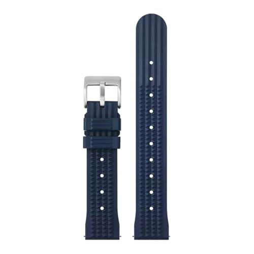 Correa de reloj de silicona de 22mm para actividades de buceo y uso deportivo diario