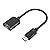 LUKFOCAB Displayport to HDMI Active Adapter Cable, 4K DP 1.4 to HDMI 2.0 Monitor Uni-Directional Converter, Male to Female Black, Compatible for HP AMD NVIDIA Lenovo Dell Desktop TV and More
