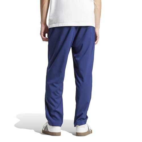 Adidas Herren Essentials SMALL Logo Stanford Pant Open Hem, Dark Blue/White, XL