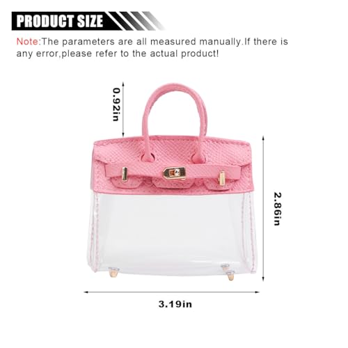 image for smilfuy Mini Creative Car Key Case, Small Transparent Handbag Key Hold