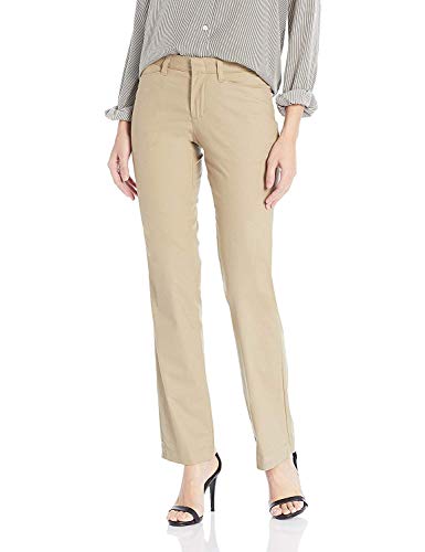 Dickies Women's Curvy Straight Leg Stretch Twill Pant